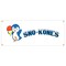 Signmission Sno Kones Banner Heavy Duty 13 Oz Vinyl with Grommets Single Sided B-Sno Kones - alternate 1